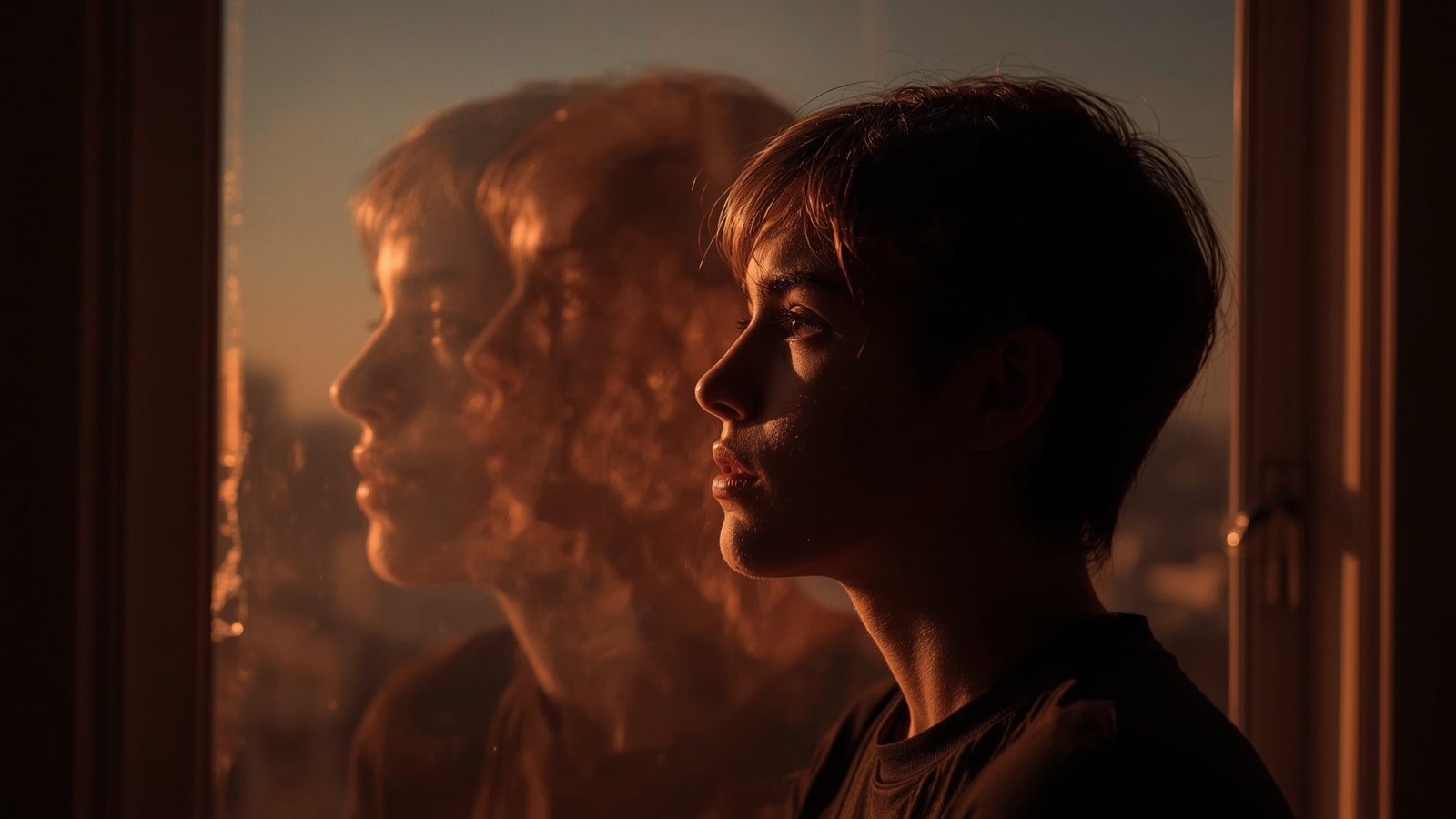 Gut health maladaptive daydreaming visual – person returning to mental clarity with gut-brain connection.