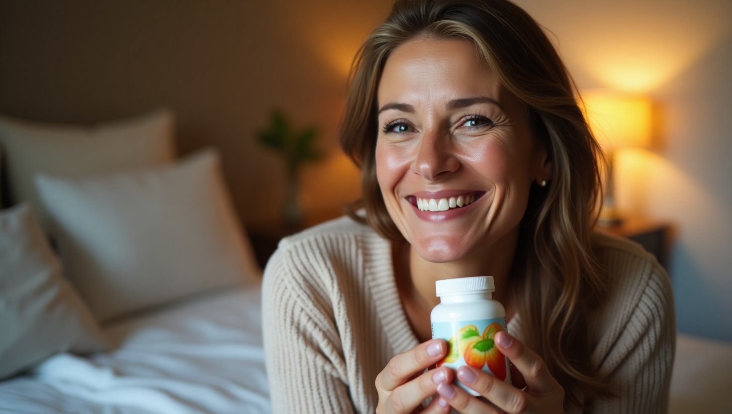 gut health menopause anxiety woman calm probiotic supplement