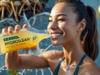 Hydrolean Xt Effervescent Fat Burner Woman Drinking