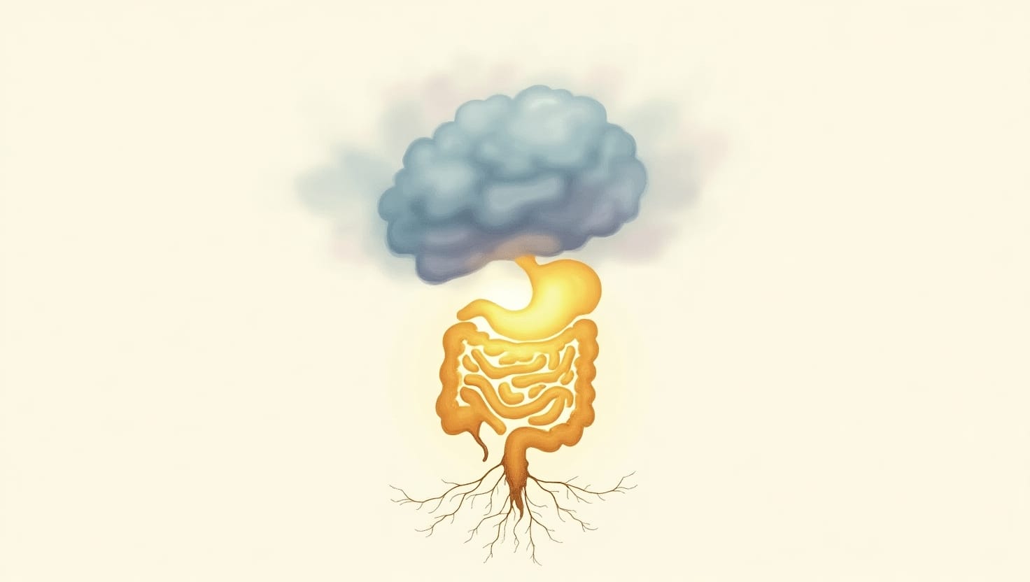 Long-Haul Covid Brain Fog Gut Fix – Visual Of Gut-Brain Healing During Meditation.