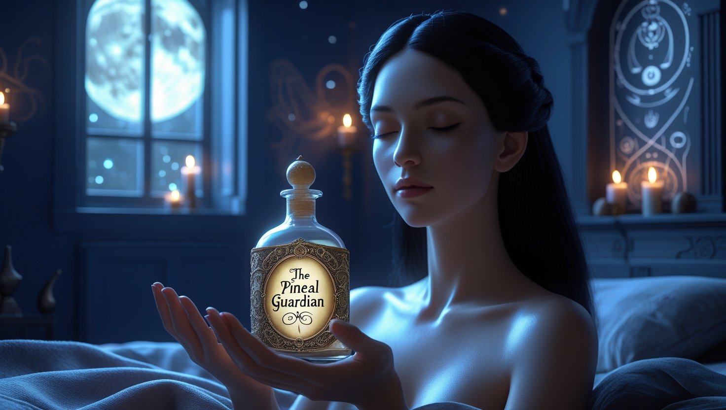 Pineal Gland Detox Supplement Woman Using The Pineal Guardian