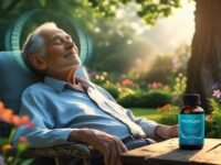 Tinnitus Relief Supplement -Man Meditating Peacefully Using Neuroquiet